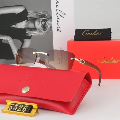 Imagen 2 del producto 2025 Nuevas gafas de sol de moda sin marco para vacaciones unisex Gafas de sol de conducción casuales Gafas de sol clásicas para vacaciones al aire libre