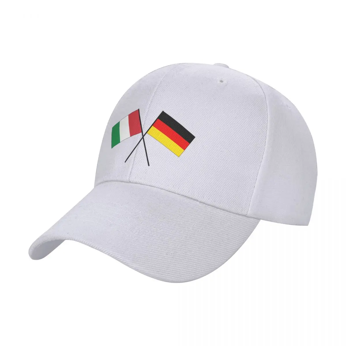 

Italy Germany crossed banner flag Baseball Cap western Hat Thermal Visor Beach Bag Baseball Men Women's