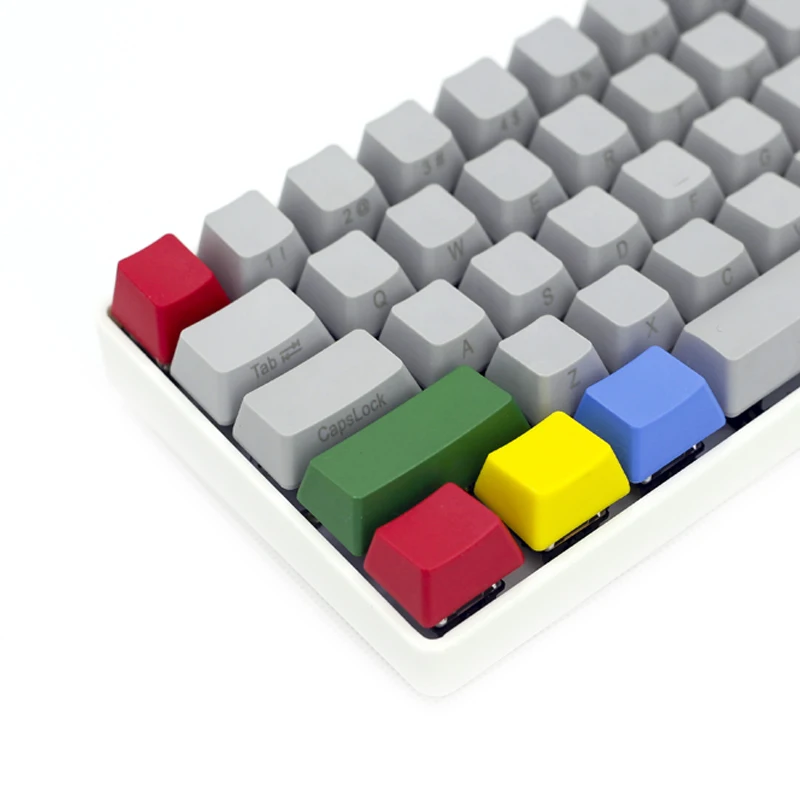 Gray high-quality side-engraved mechanical keyboard without engraving carbon ash 60 high 87/104/108 key PBT keycap