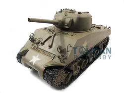 Metal Mato 1/16 M4A3 Sherman RC Tank RTR Infrared Recoil Army Green 1230 TH00673-SMT4