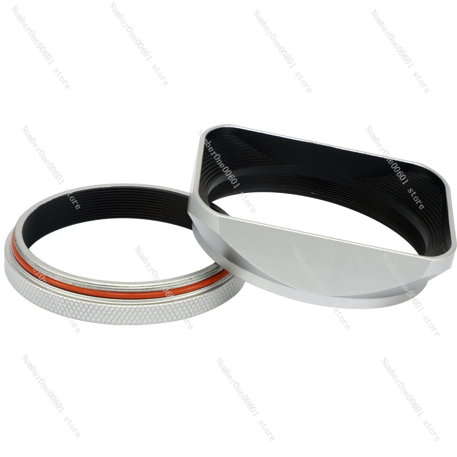 For Fuji X100v Square Lens Hood 49MM Filter Adapter Ring X100F X100T Camera Accessories