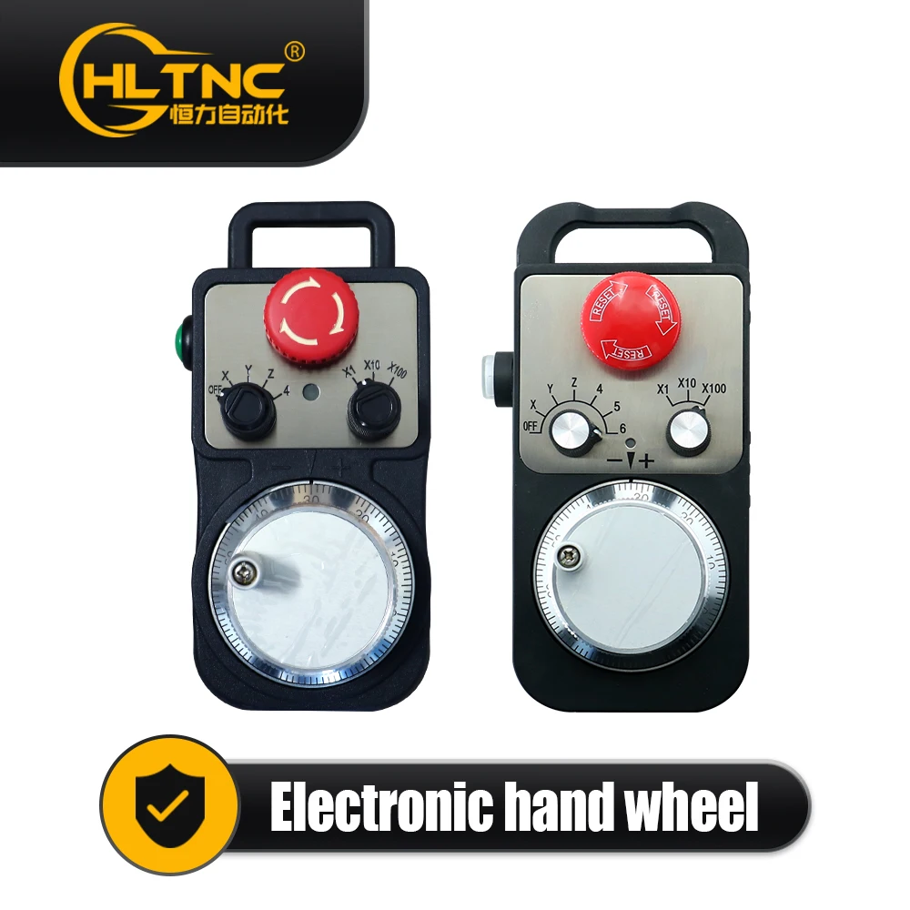 HLTNC Standard 4 axis 100 ppr A B signal CNC manual pulse generator MPG controller for F anuc system