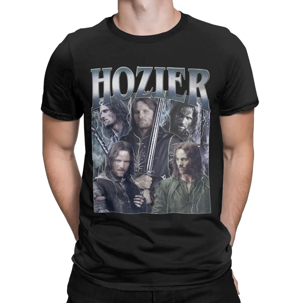 Funny Hozier Funny Meme Aragorn T-Shirt Men Crew Neck 100% Cotton T Shirt Short Sleeve Tee Shirt Original Tops