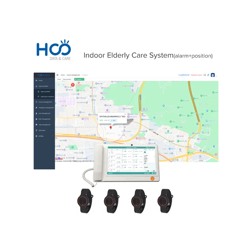 

Sos Emergency Button Bluetooth Caregiver Pager Call For Elderly