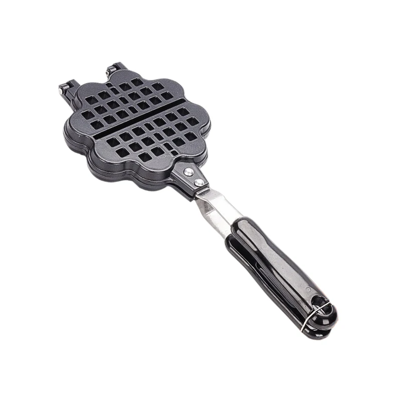 Non stick double-sided pot gas type love waffle cake mold baking muffin cake baking plate DIY muffin biscuit mold machine