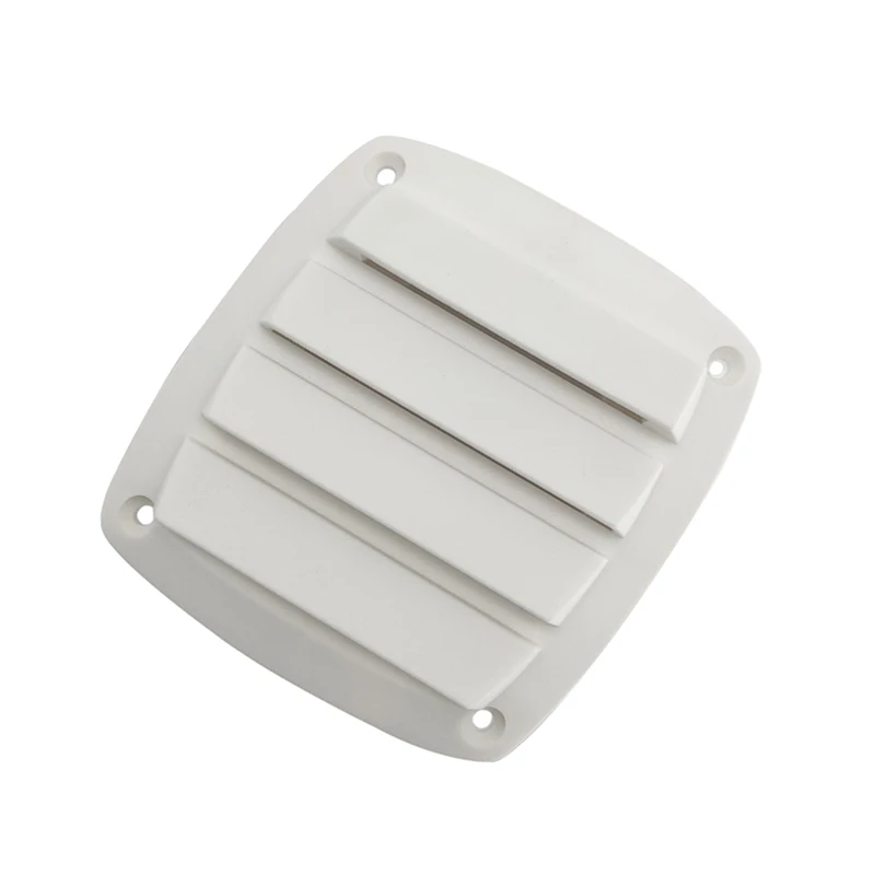 

Durable White ABS 4" Hose Marine Louvered Air Vent Boat Yacht Caravan Hull Outlet Grille Ventilation