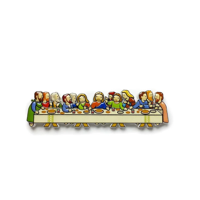 

Cartoon《The Last Supper》Personalized Creative Magnetic Fridge Magnets High-Value Hot-Selling Travel Souvenirs