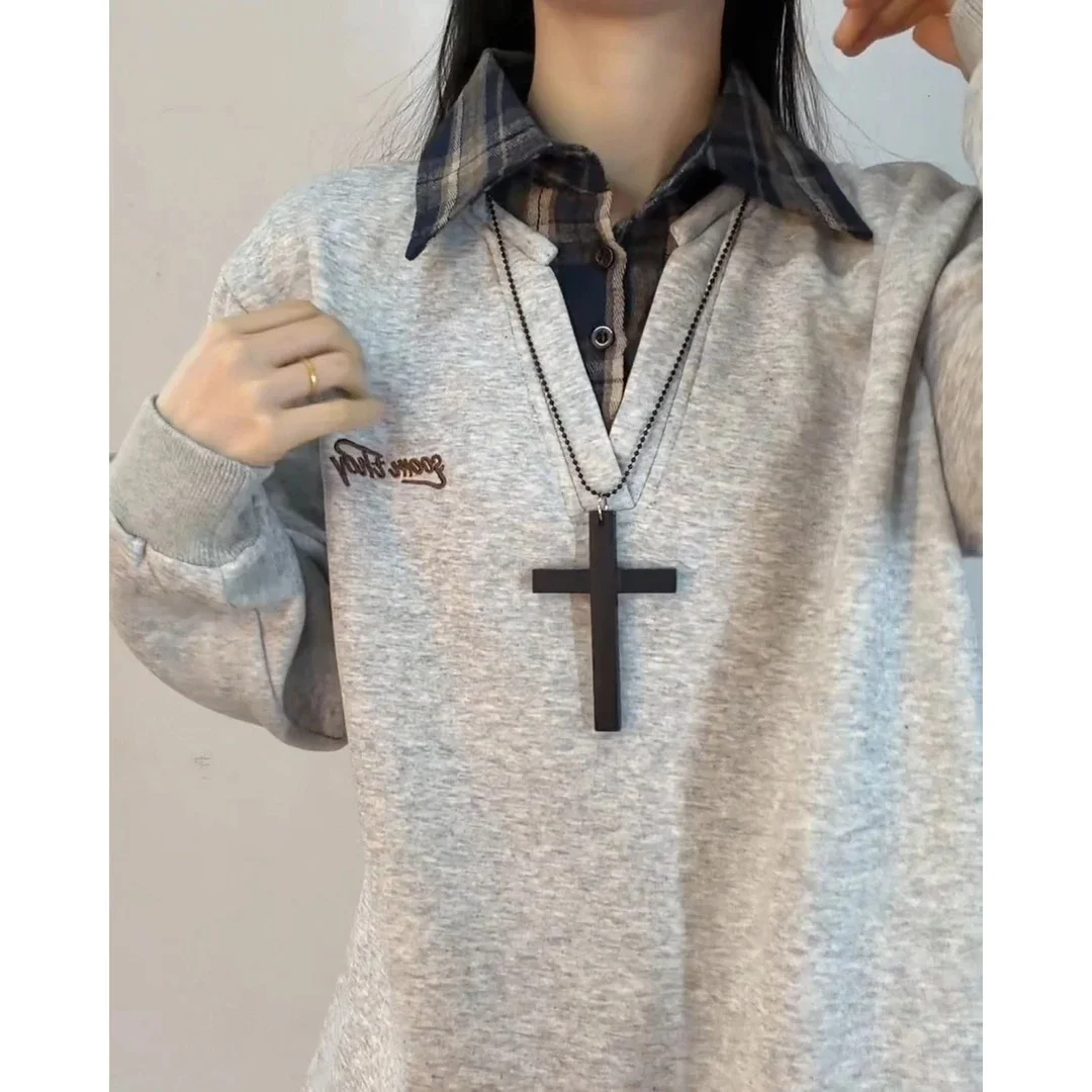 

Men's Fce Lined Long Sve Hoodie American Sle Cheered Inner irt Thiened Polyester Comfortable Warmth Fit
