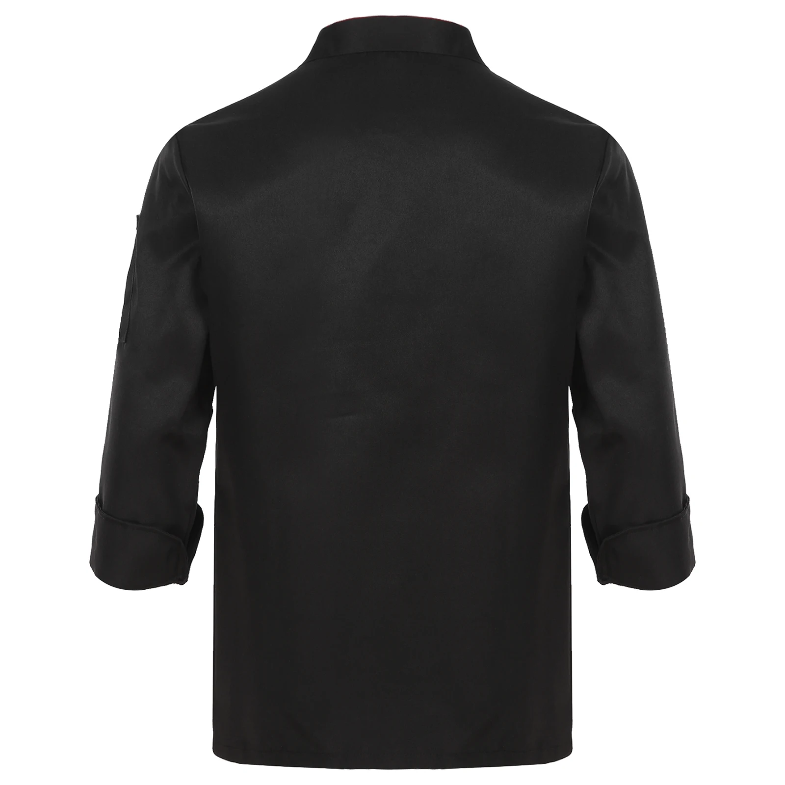 Unisex Adults Kitchen Chef Jackets Restaurant Uniform Shirts Men Women Service Bakery Double Breasted Long Sleeve Chef Coat