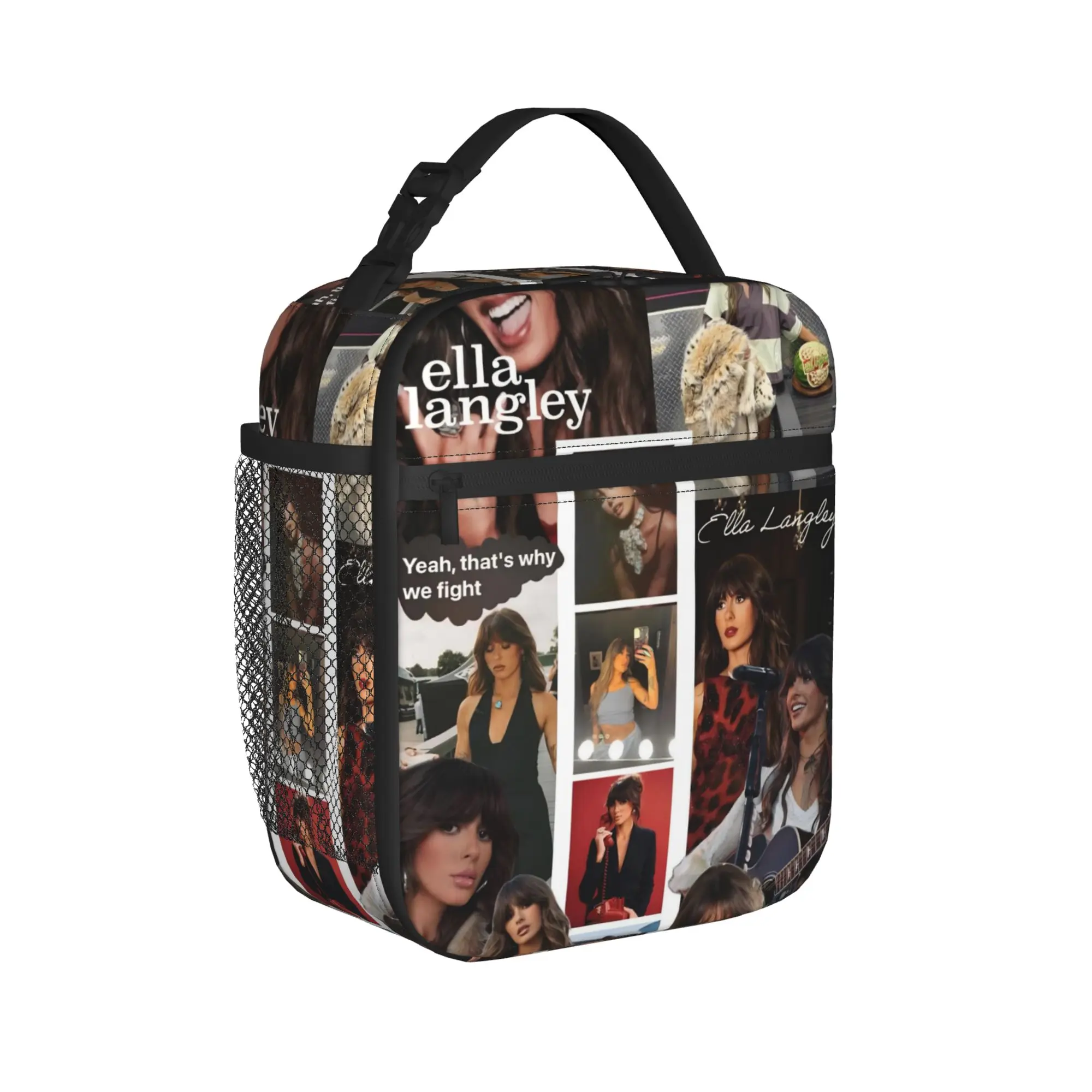 Ella Langley Tour 2026 Thermal Insulated Lunch Bag for School  Portable Bento Box Men Women Thermal Cooler Lunch Box