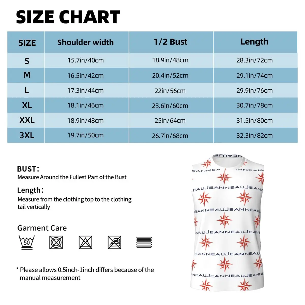 Jeanneau Yachts Men Printed Sleeveless T-shirt Casual Hip Hop Street Style Beach Holiday Tank Tops