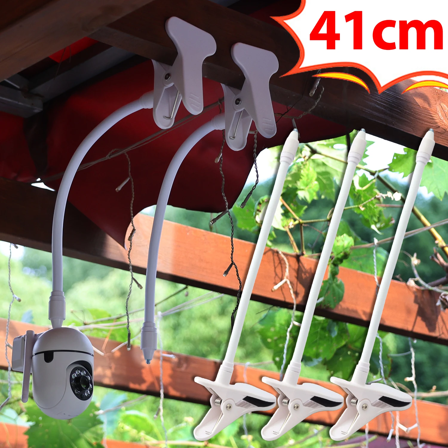 

Универсальный держатель-клипса для детского видеоняни, многофункциональный, без сверления, гибкий зажим, регулируемое крепление для камер