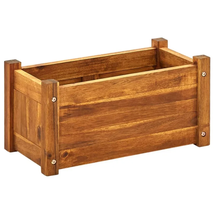 

Garden Raised Bed Acacia Wood 19.7x9.8x9.8