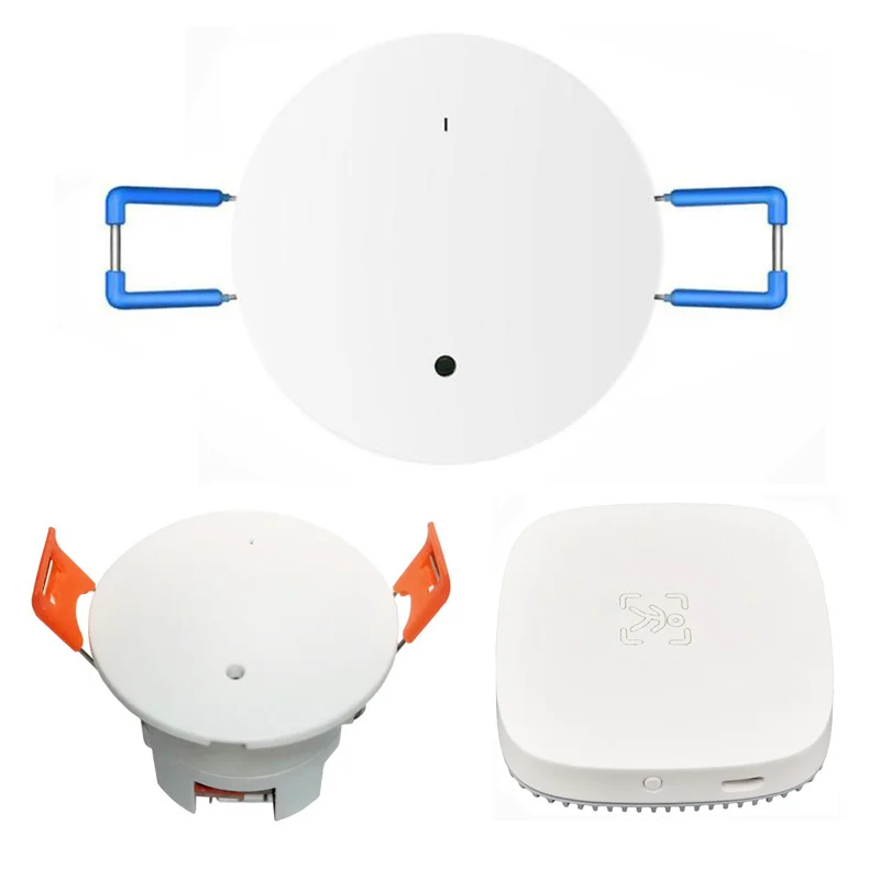 Detector de movimiento PIR inteligente Tuya, estático, no tripulado, activo, ZIGBEE/Wl-FI, Sensor de presencia de respiración humana, alarma de Radar infrarrojo