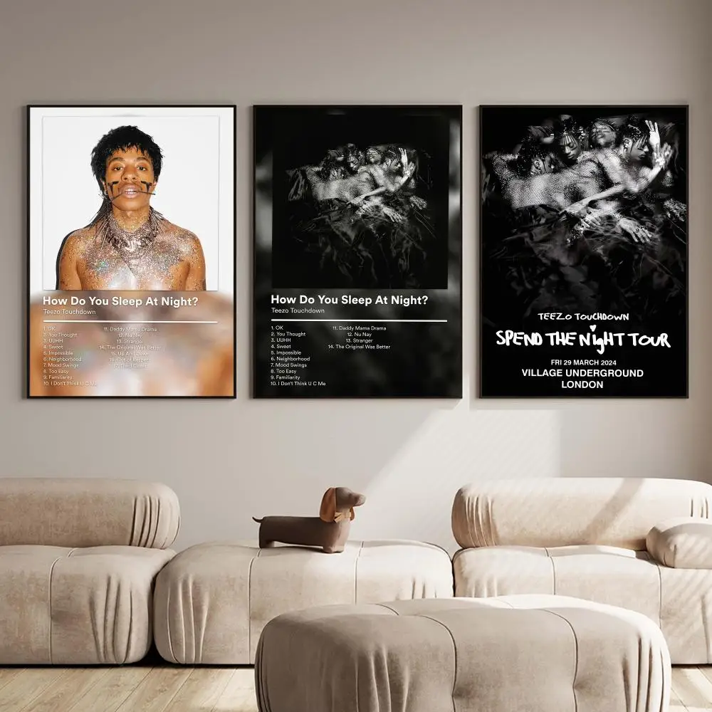 Rapper T-Teezo Touchdown Album Poster PP Wall Decor Posters Celebrity Music Art Prints Bedroom Office Gift