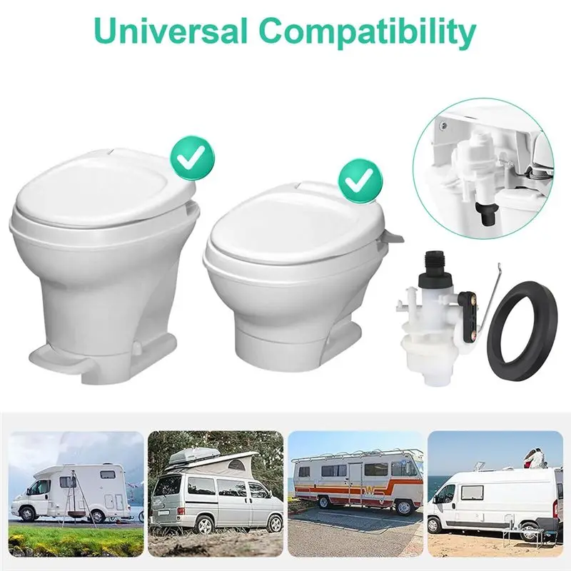 A60E-For Thetford Aqua Magic V Toilet Water Valve Module Assembly 31705 For RV