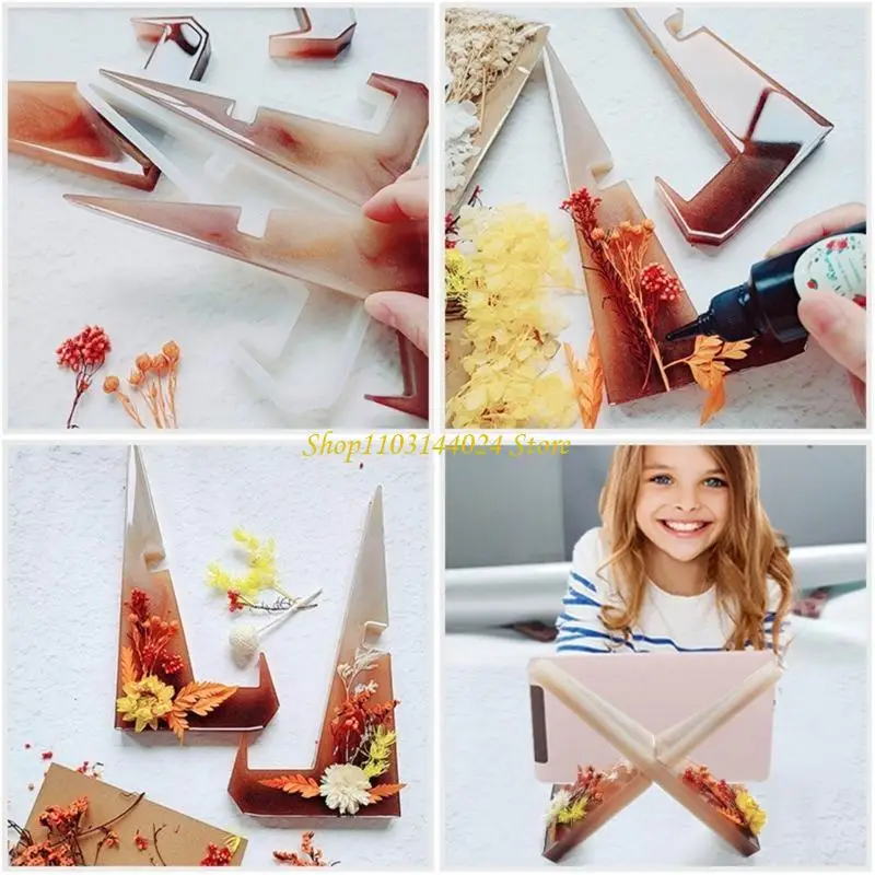 

N5KE Display Stand Resin Casting mold Plate Displays DIY Special Event Accessory