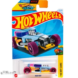 Mattel-Hot Wheels Let's Race MOD ROD Diecast Car for Boys, HW ART CARS Vehicles, Models Collection, Birthday Gift, 1/64