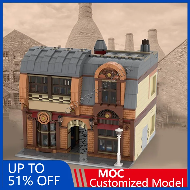 

2626 PCS Construction The Pottery MOC Customize Modular Building Block Popular Brick Technology Creative DIY Birthday Toy Gift