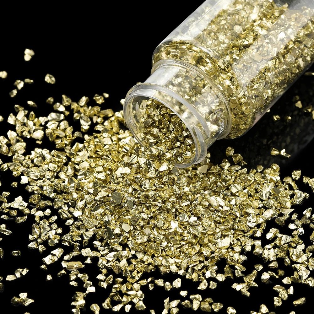 30 g/Flasche Glas Zerkleinerte Steine Harzfüllungen für DIY Epoxidharzform Unregelmäßige Kristall Nail Art Dekoration Schmuckherstellung