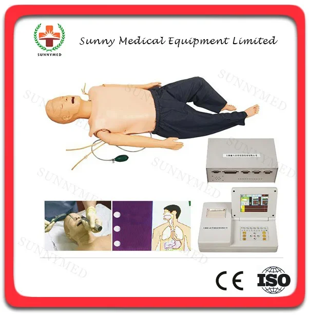 SY-N025 Medizinische Wissenschaftsprodukte zum Training elektronischer CPR-Puppe