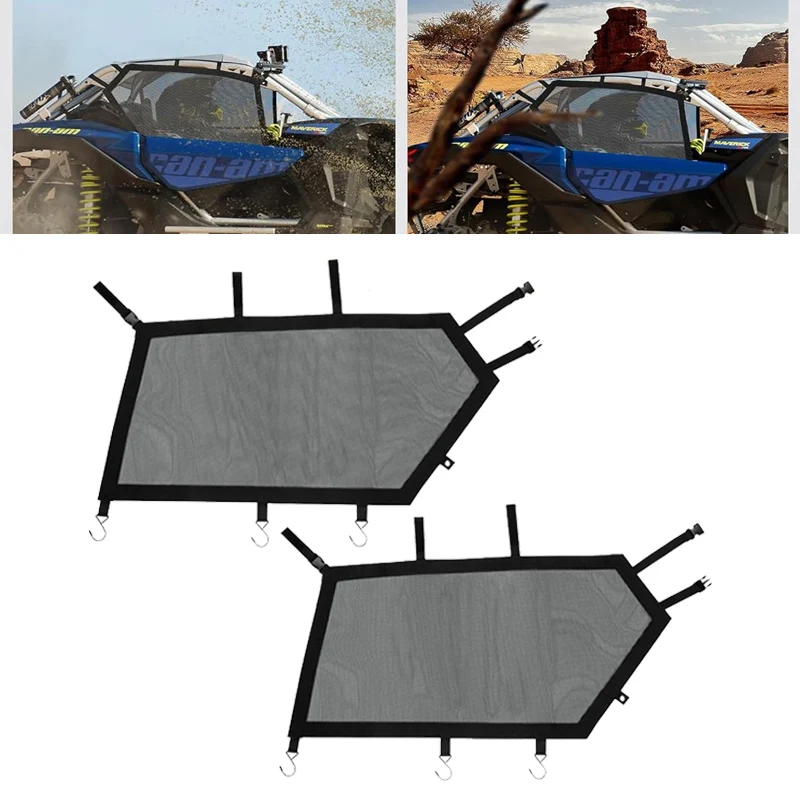 

X3 Window Net Left & Right Upper Door Window Screen For Can Am Maverick X3 Turbo R X3 MAX Turbo