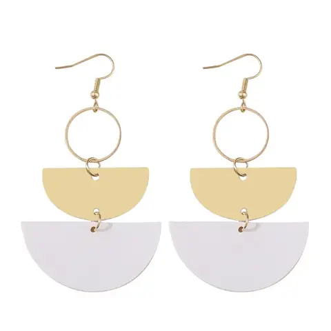 8 best sales läderörhänge - №3