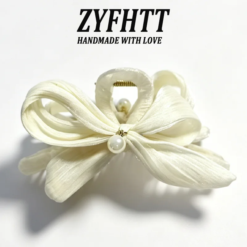 1/2 Stück ZYFHTT Netz-Haarspange Große Haarklammer für Frauen Elegante Alltags-Haarklammer Modische Mädchen-Pferdeschwanz-Klammer Haaraccessoires – Detail 2