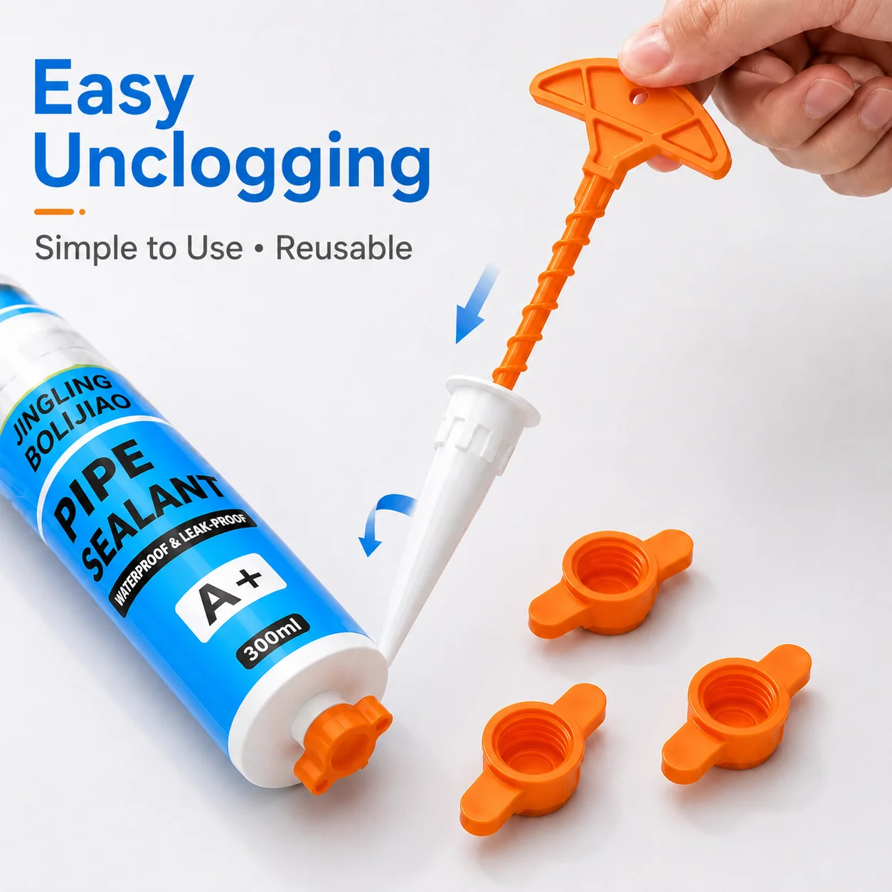 Silicone Sealant Nozzle Cleaner Universal Saver Caps Anti Drying Caulk Tube Covers Glue Cartridge Plug Caulking Gun DIY Tool Set