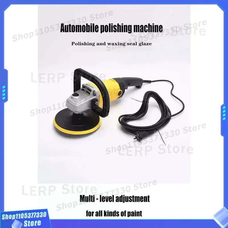 1100W Electric Car Polisher Machine Auto Detailing Buffer Waxing Tool for Vehicle Paint Care Professional Grade High Power