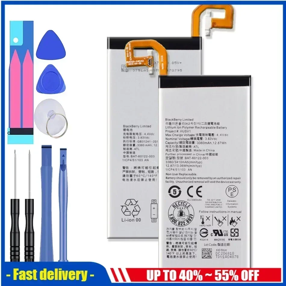 Mobile Phone Battery For BlackBerry Priv BAT-60122-003 3.8V 3360mAh High Quality + Free Tools