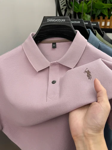 Polo de manga corta 100% de algodón puro para hombre, superventas, camiseta informal clásica Paul con bordado de logo de caballo a la moda de verano