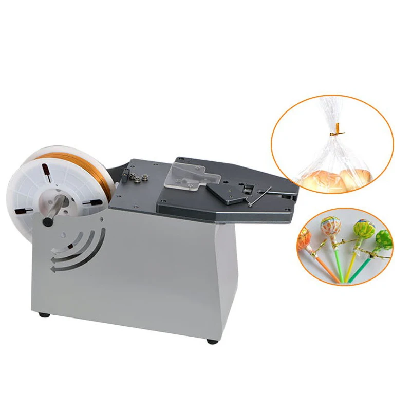 

Intelligent Control Panel Gold Wire Tying Machine Bread Toast Candy Bag Automatic Plastic Bag Cable Twist Tie Machine
