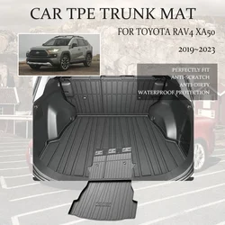 TPE Car Rear Trunk Mats For Toyota RAV4 Suzuki Across XA50 2019~2024 Waterproof Trunk Mats Storage Pads Auto Accessories