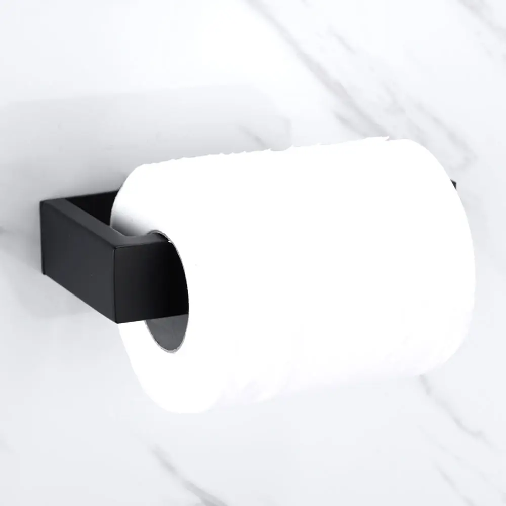 1pcs 304 Stainless Steel Toilet Paper Holder Without DrillingSelf Adhesive Bathroom Kitchen Toilet Roll Holder