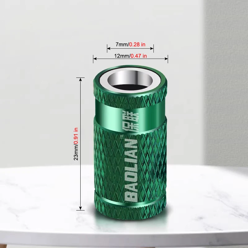 Elektrische Bohrmaschine, Schraubendreher-Bit, starker Magnetring für Mutternschrauber, Befestigungsschraube, 6 mm, rutschfester Magnetisierer, Elektrowerkzeug-Zubehör – Detail 6