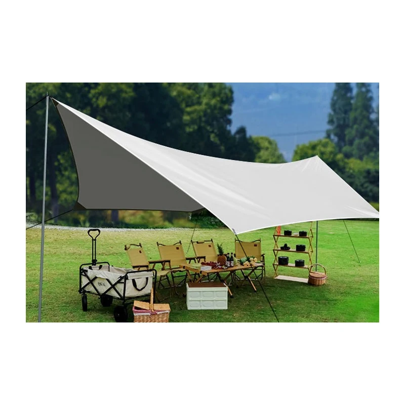 

Outdoor Fly Tarp Camping Pop up Canopy Picnic Wedding Tent Protection Sunshade Fishing Bbq Shelter Tarp Beach Tentpromote sales