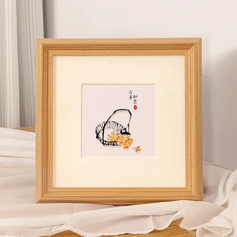 

Minimalist Wooden Photo Frame Diploma Poster Painting Frame Creative Decor Custom Square Marcos De Cuadros Pared Room Decor
