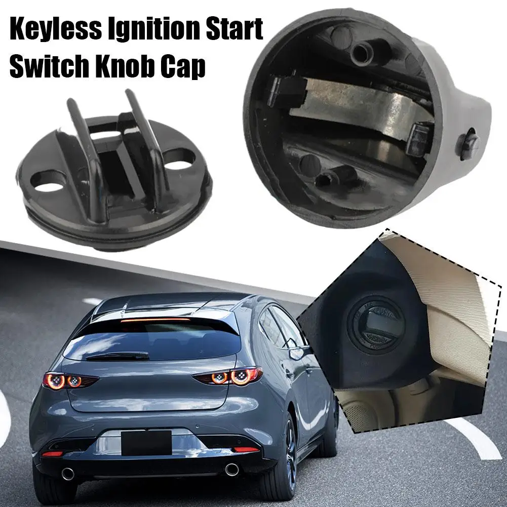 Keyless Ignition Start Switch Knob Cap & Insert For Mitsubishi Keyless Lancer Outlander 4408A167 4408A031 M3W0