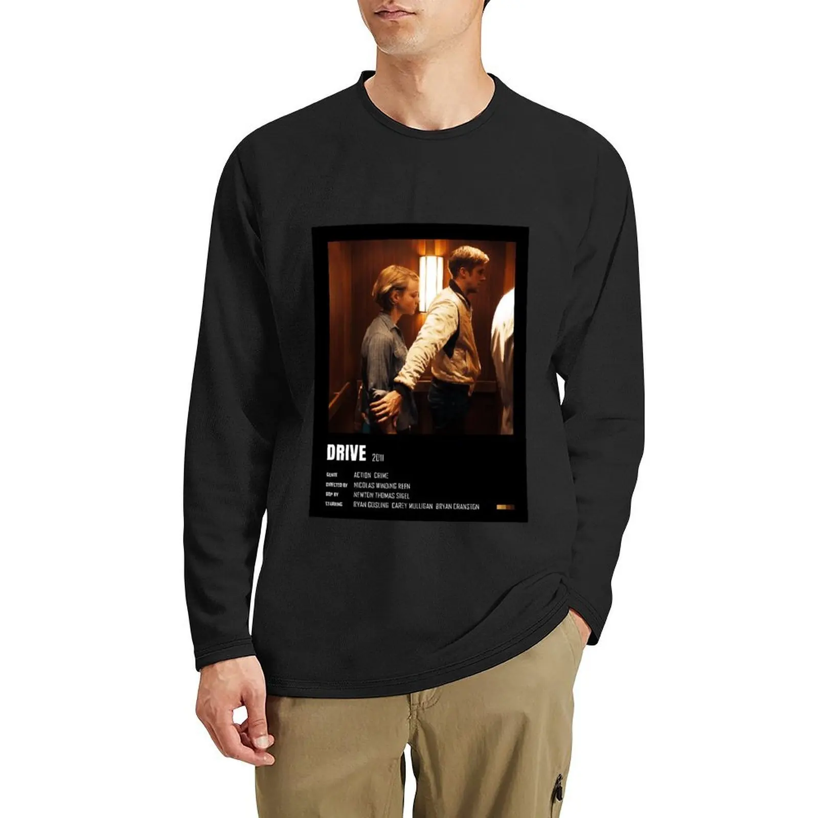 

Drive movie minimalist poster T-Shirt Long T-Shirt black t shirt custom t shirt sweat shirt mens t graphic