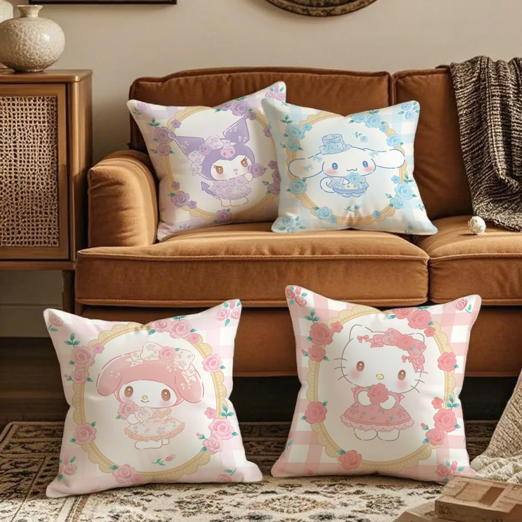 

Cute cartoon pattern pillowcaseSuitable for sofa car bedroom decorative cushion cover pillow cover