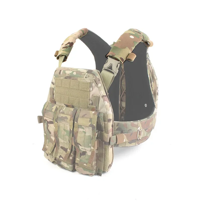 1 Pair AVS Tactical Vest Plate Carrier Shoulder Pads Set Multicam Original Elastic Shoulder Straps Cover