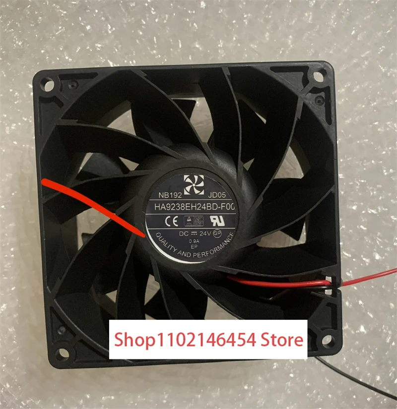 

1 шт. для HA9238EH24BD-F00 DC 24 В 0,9 А 92x92x38 мм 2-проводной охлаждающий вентилятор