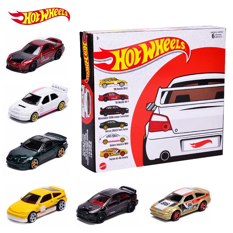 Ruote calde originali Car Culture AE86 Toyota 1/64 Honda Hotwheels Boy giocattoli per auto in lega Premium per bambini collezione classica regalo