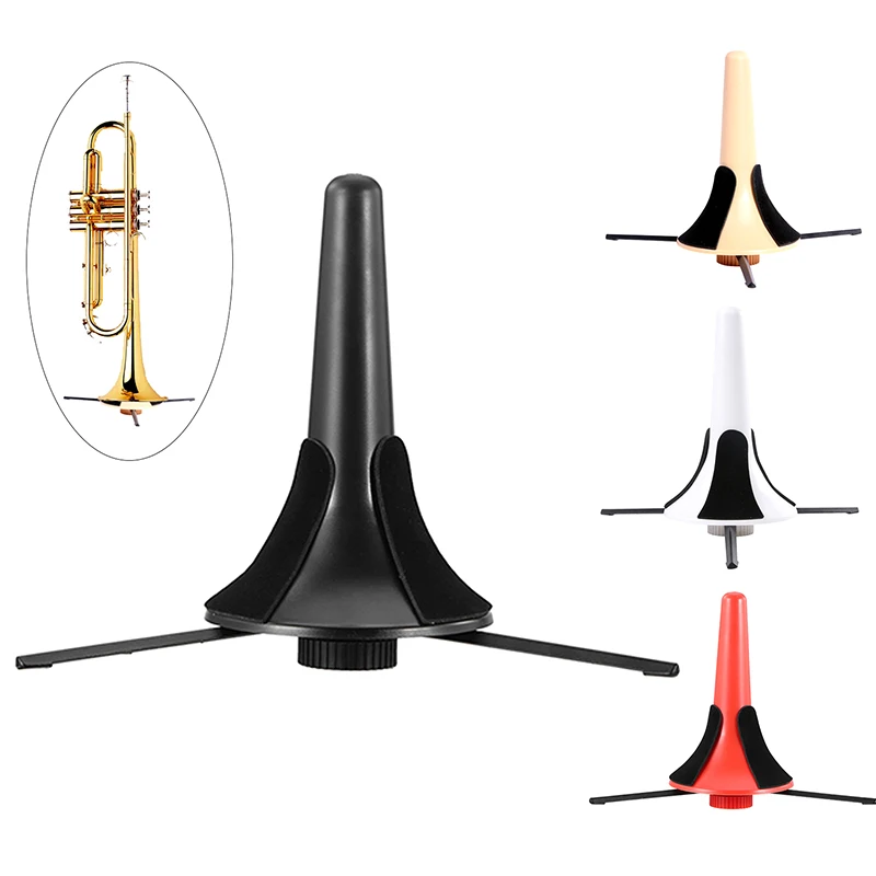 

1Pc Foldable Trumpet Stand Universal Portable Trumpet Accessories Metal Brass Leg Instrument Tripod Holder Metal Stand