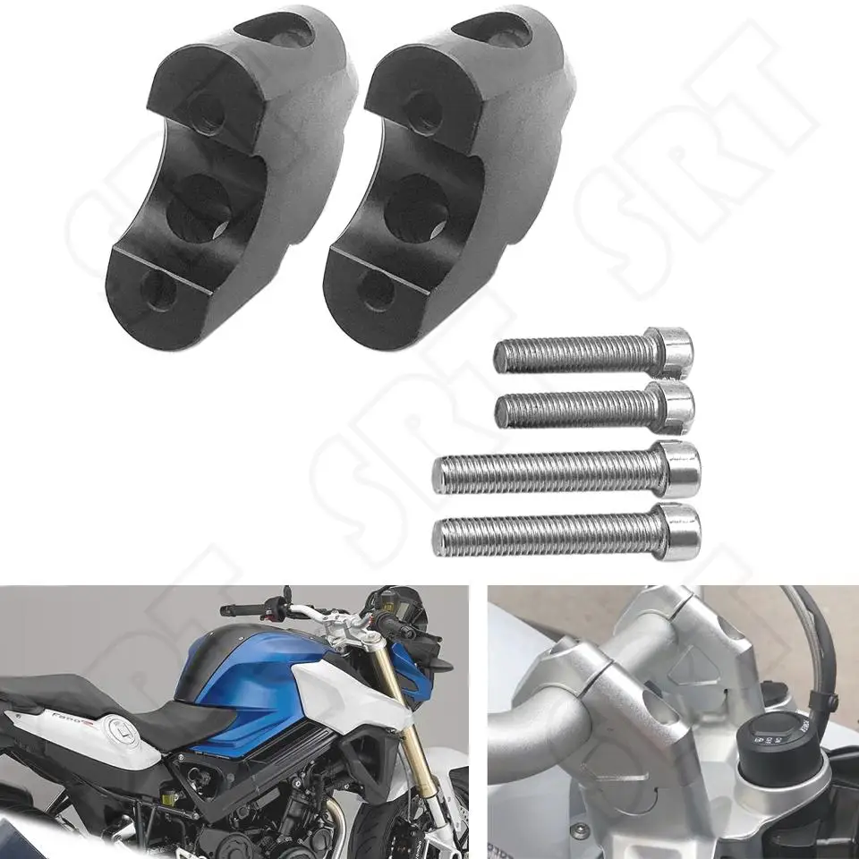 Fits for BMW F800R F 800R F800 R 2015 2016 2017 2018 2019 Motorcycle Accessories Handlebar Riser Heightening Block Mount Adapter