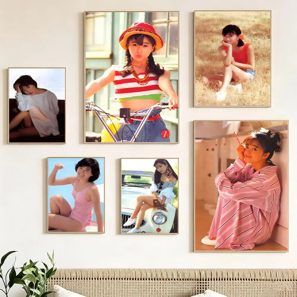 Jpop Singer N-Noriko Sakai Poster Pegatina artistica HD autoadhesiva impermeable para salon dormitorio