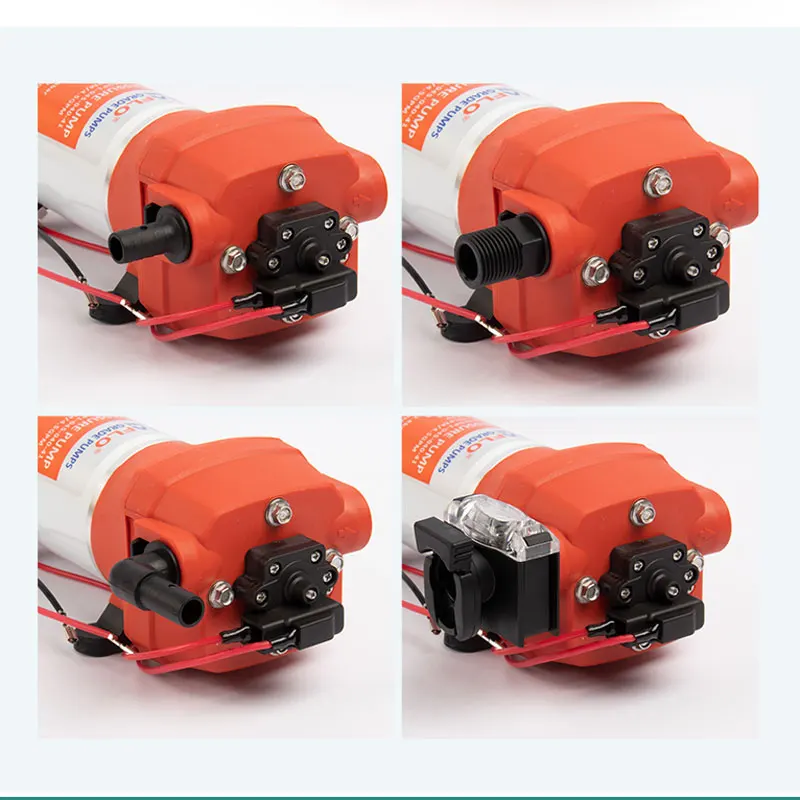 SEAFLO 12V24V DC 4 Cavity Diaphragm Pump Self-Priming Pump Suitable For RV Yacht Family Industrial Boat