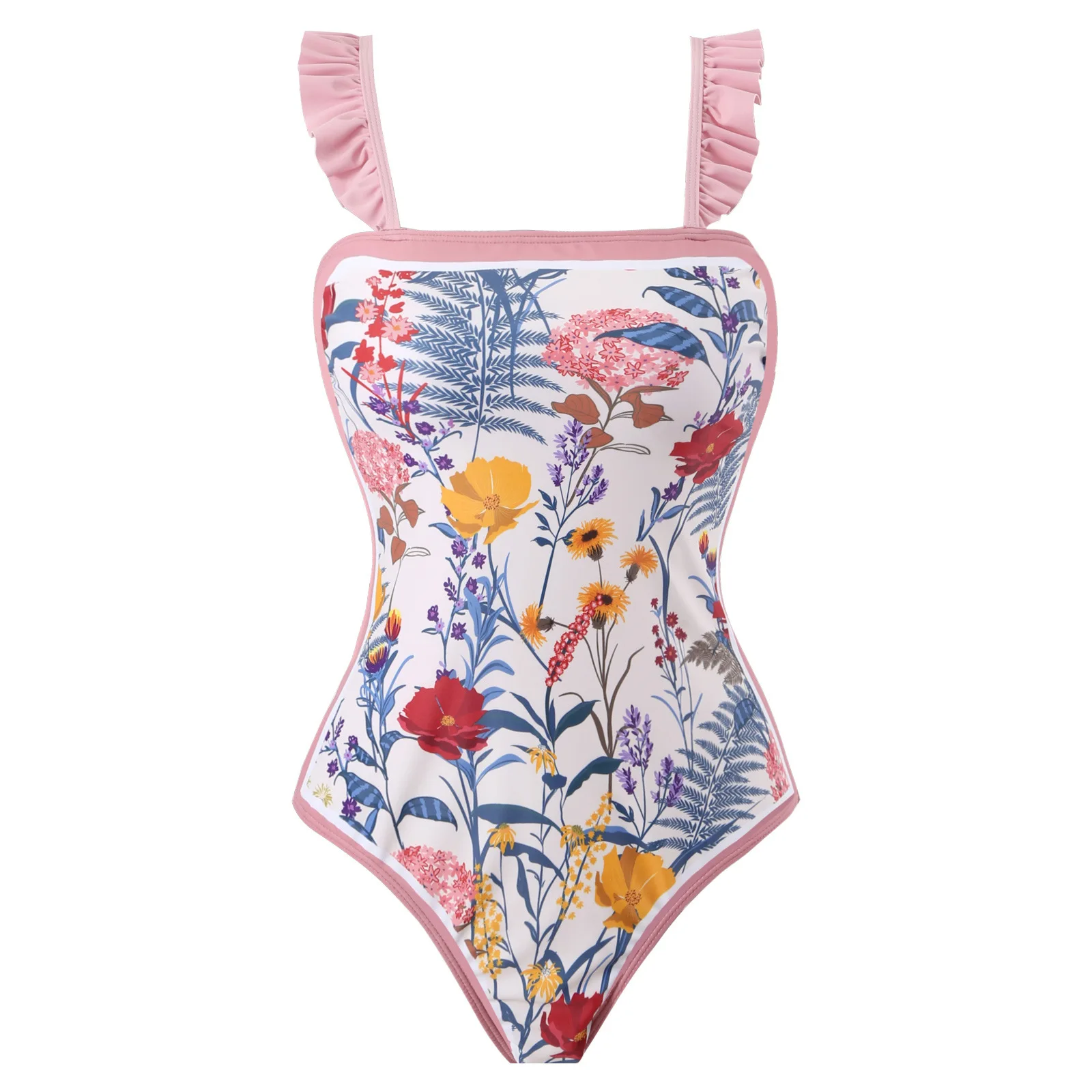 Imagem -03 - Womens Swimsuits Férias Animal Impressão Entalhado Biquíni com Cover up Maiô