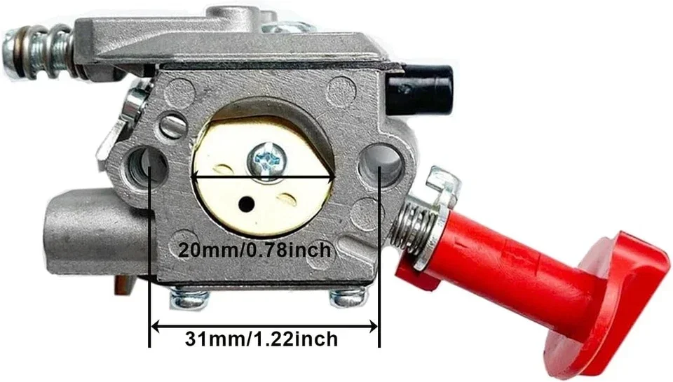 المكربن لصدى CS2600C CS2600 CS2600ES SHINDAIWA 269 Walbro قطع غيار المنشار WT-843 OEM A021519-0650 #1